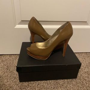 Pelle Moda Peep Toe Heels